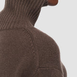 purple Luxe Cashmere High Neck Jumper - Joseph