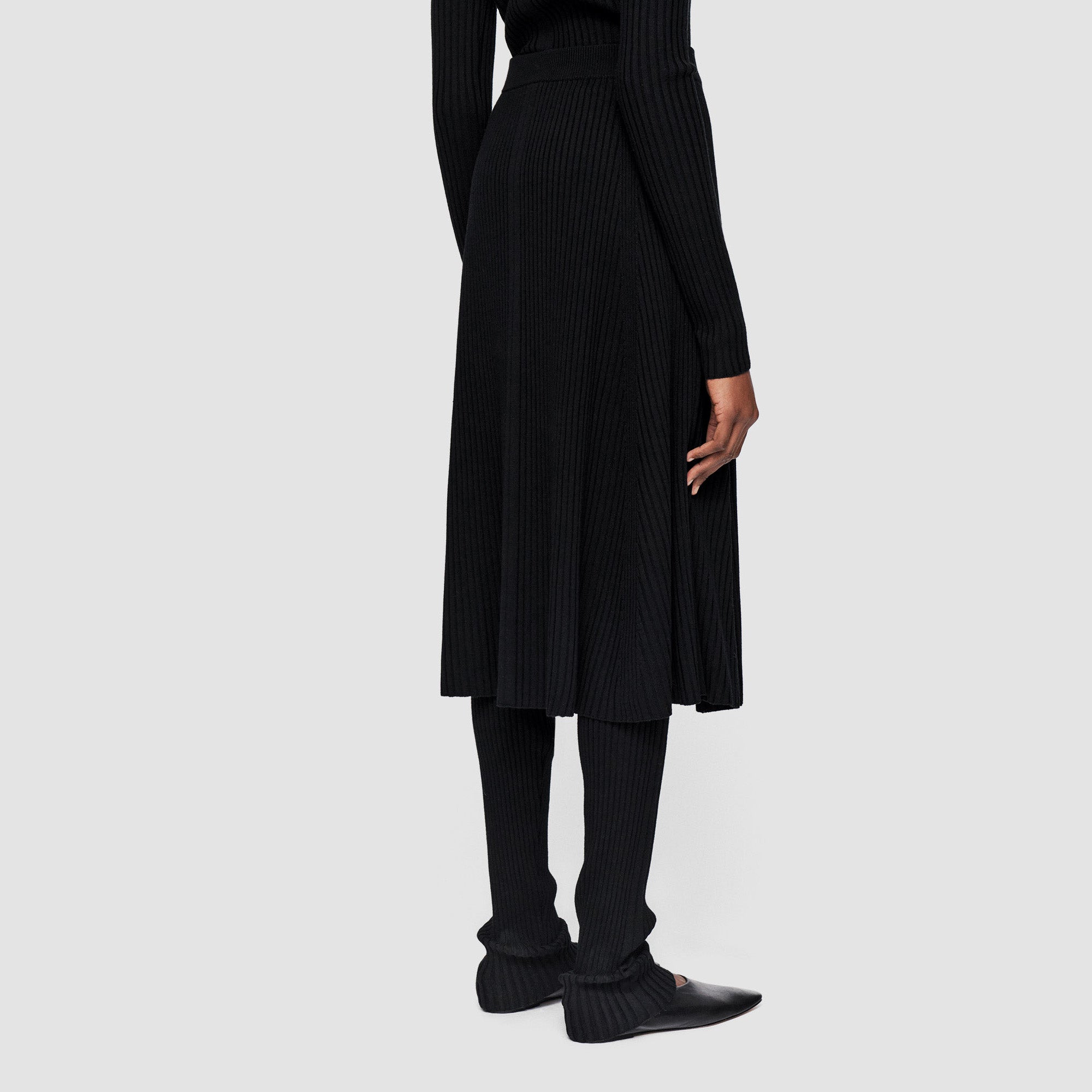 black-merino-silk-rib-skirt-JOSEPH