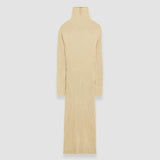 Beige Merino Silk Rib Dress - Joseph