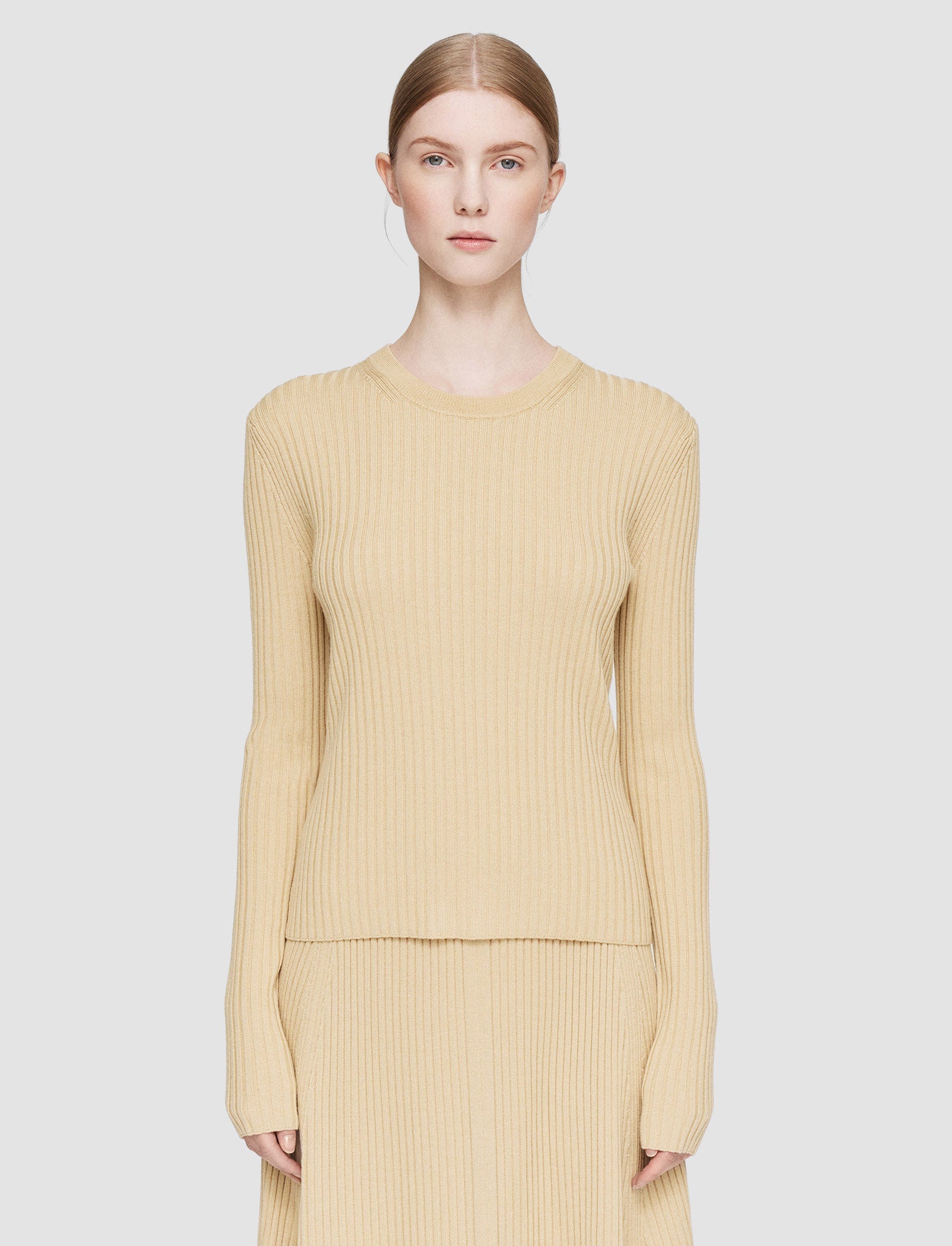 beige-merino-silk-rib-round-neck-jumper-JOSEPH