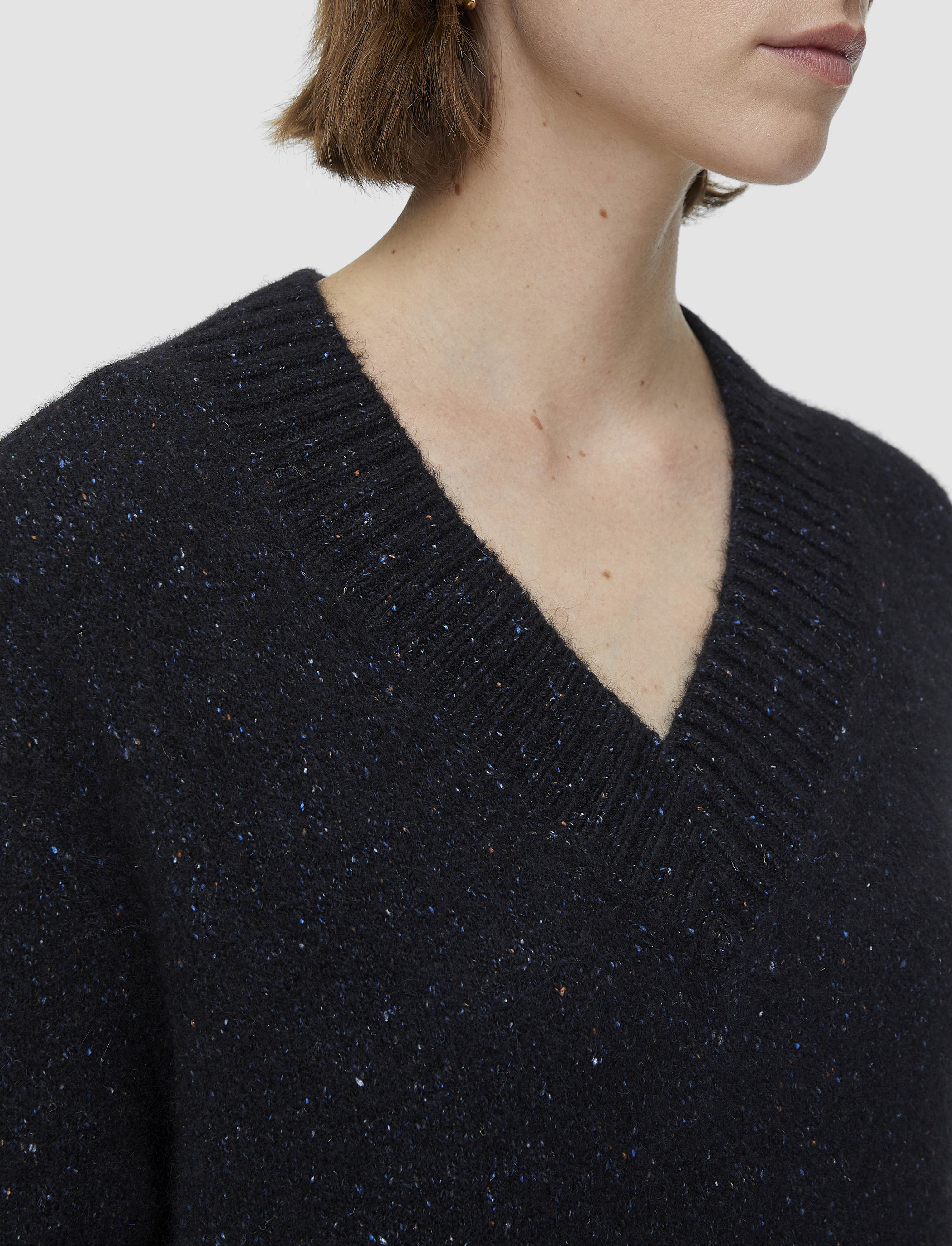 black-alpaca-tweed-knit-dress-JOSEPH