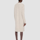 Beige Alpaca Tweed Knit Dress - Joseph