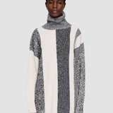 Multicolour Joseph Bold Stripes High Neck Jumper - Joseph