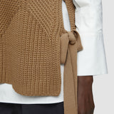 Beige Knit Vest & Shirt Set - Joseph