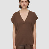 Brown Light Pure Cashmere Vest - Joseph