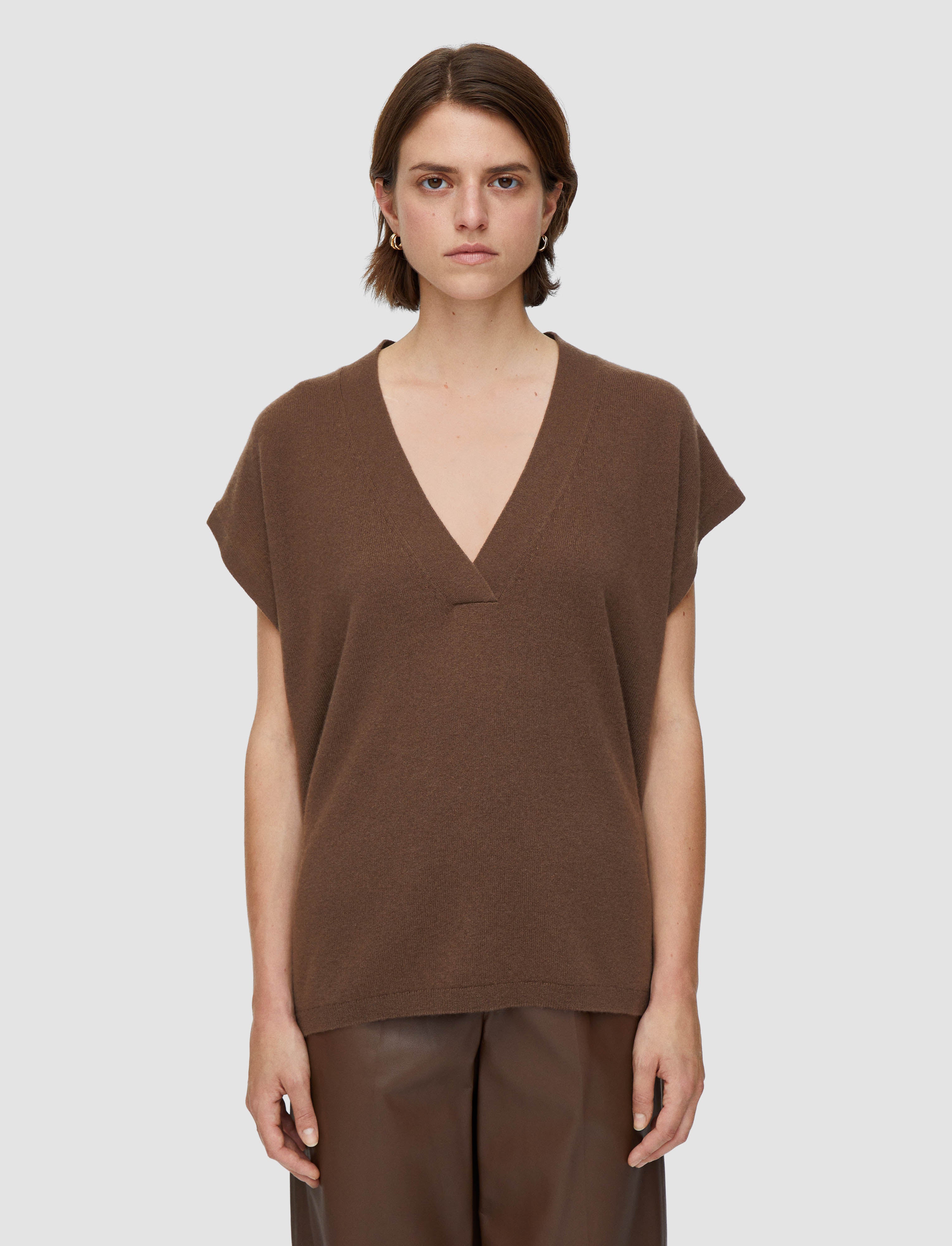 brown-light-pure-cashmere-vest-JOSEPH