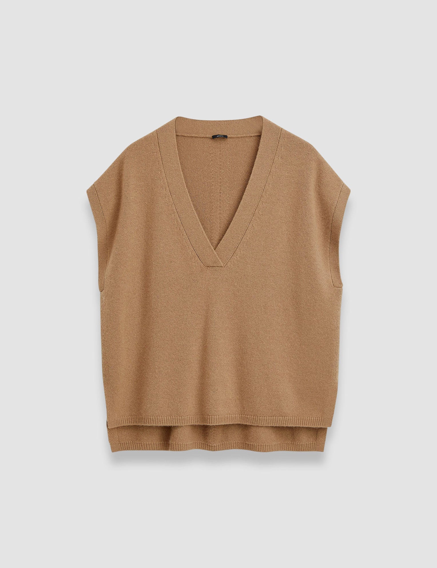 Beige Light Pure Cashmere Vest - Joseph