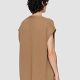 Beige Light Pure Cashmere Vest - Joseph