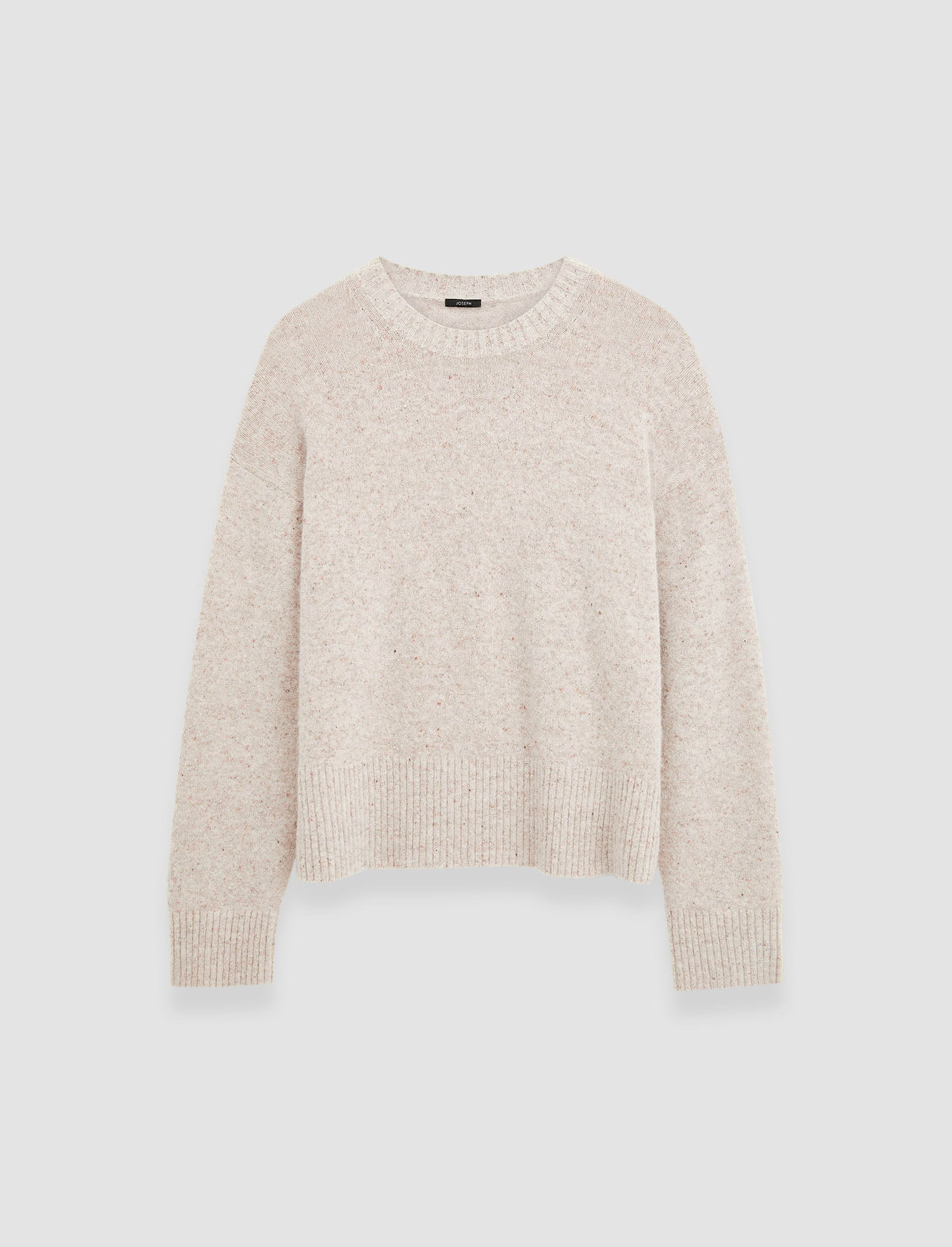 beige-pull-col-rond-en-tweed-dalpaga-JOSEPH