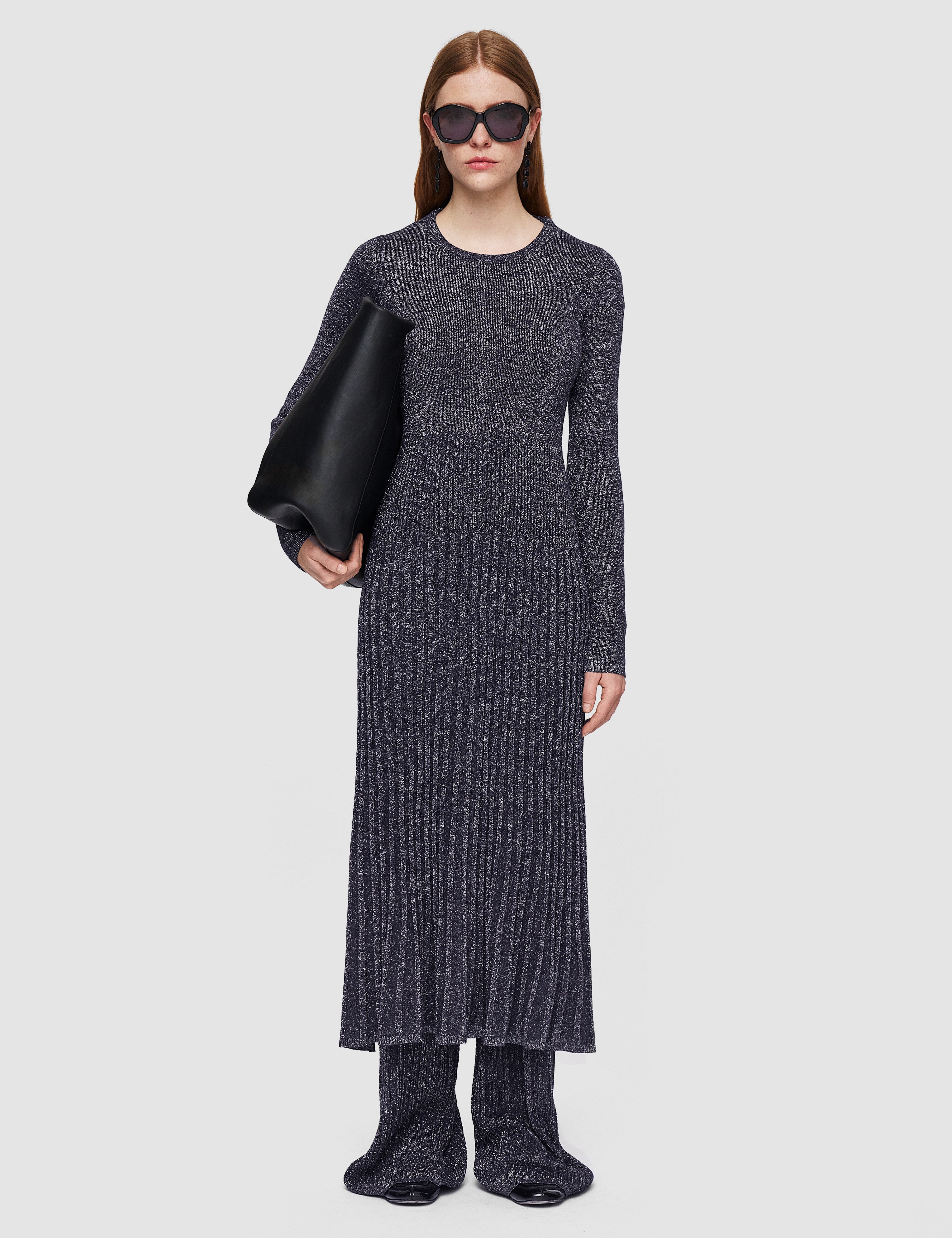 Purple Lurex Knit Dress - Joseph