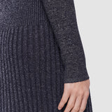 Purple Lurex Knit Dress - Joseph