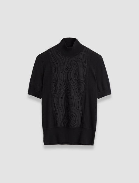 トップス Mary logo knit tops black Mary Button Up Knit Top in Black | Altar'd State