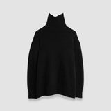 Black Luxe Cashmere High Neck Jumper - Joseph