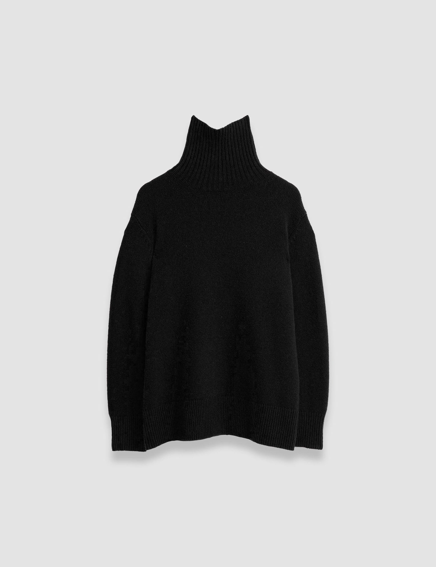 Black Luxe Cashmere High Neck Jumper - Joseph