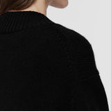 Black Luxe Cashmere V Neck Jumper - Joseph