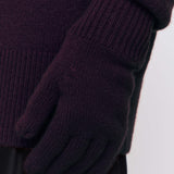 Purple Luxe Cashmere Gloves - Joseph