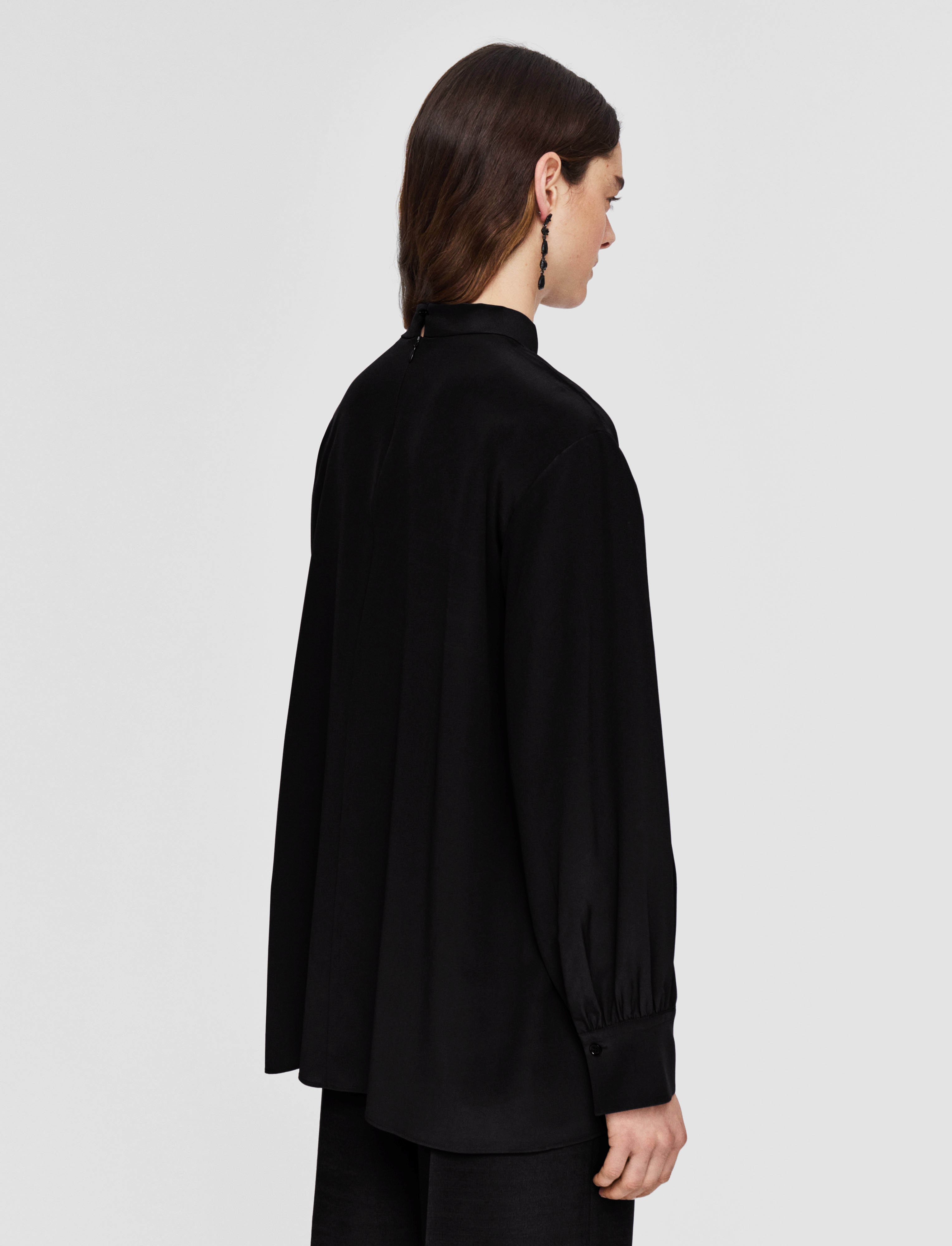 black-rivoli-silk-crepe-de-chine-blouse-JOSEPH