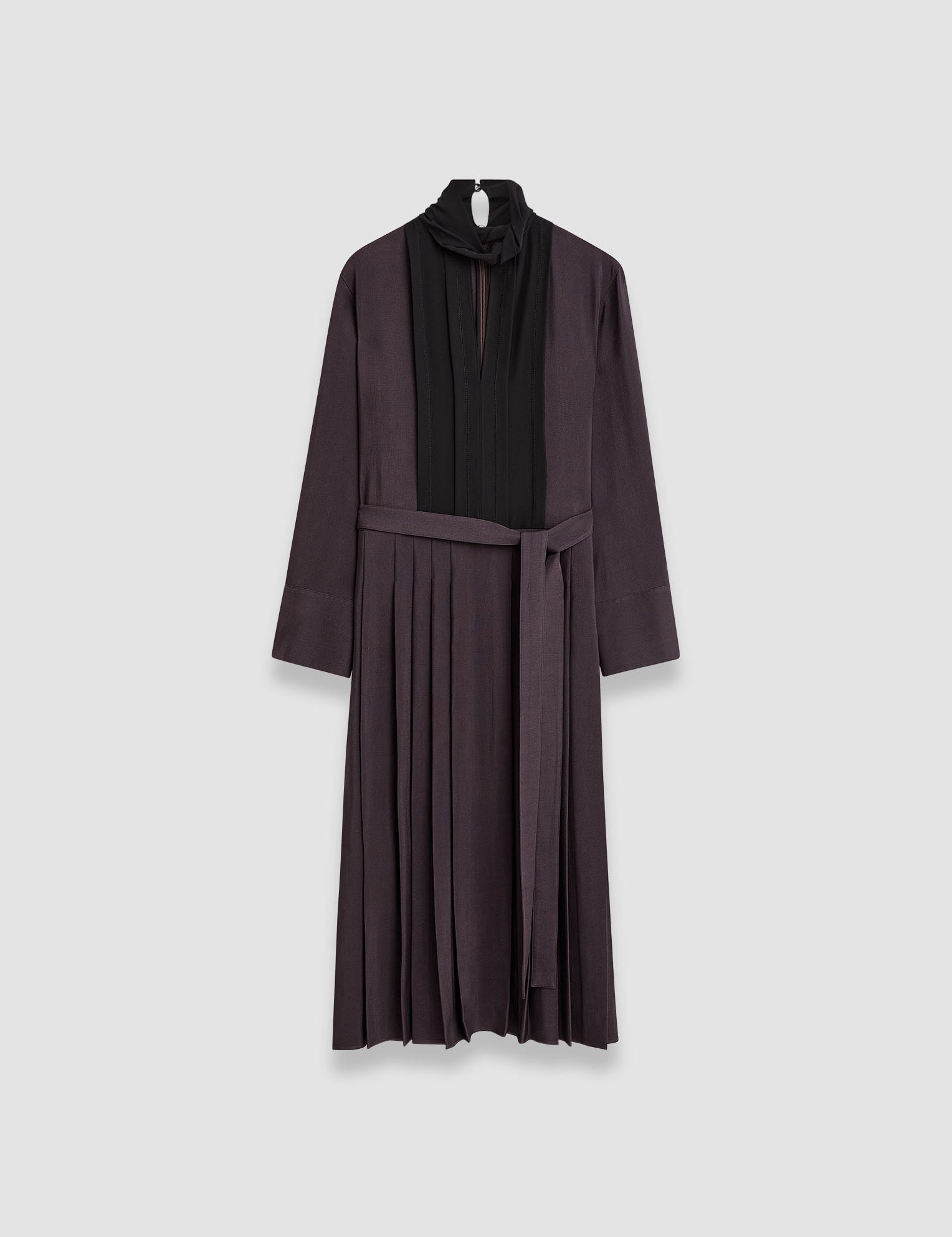 Purple Duris Evening Silk Blend Dress - Joseph