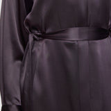 Purple Cyprien Silk Satin Dress - Joseph