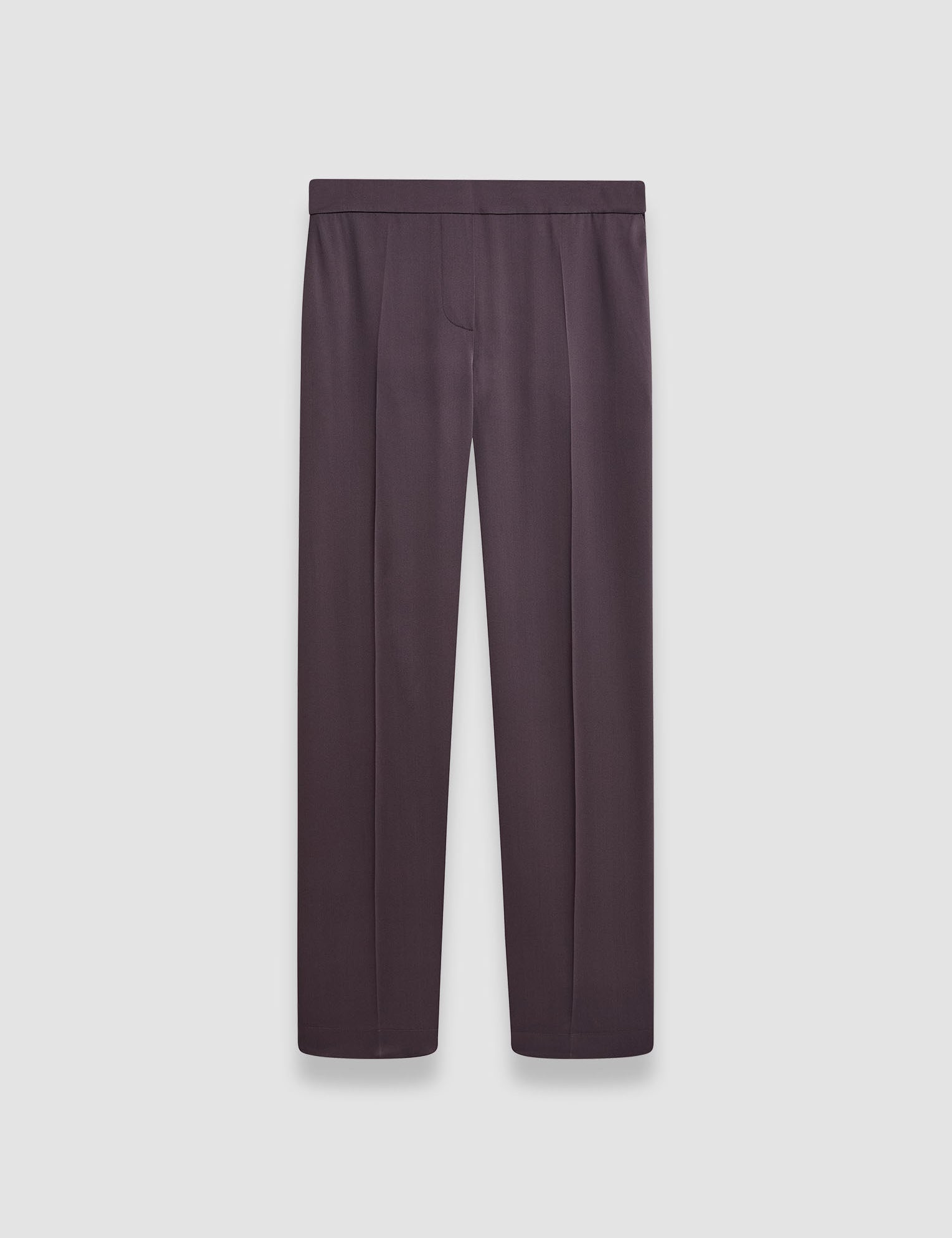 Purple Tova Silk Satin Trousers - Joseph