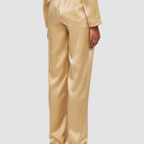 Beige Tova Silk Satin Trousers - Joseph