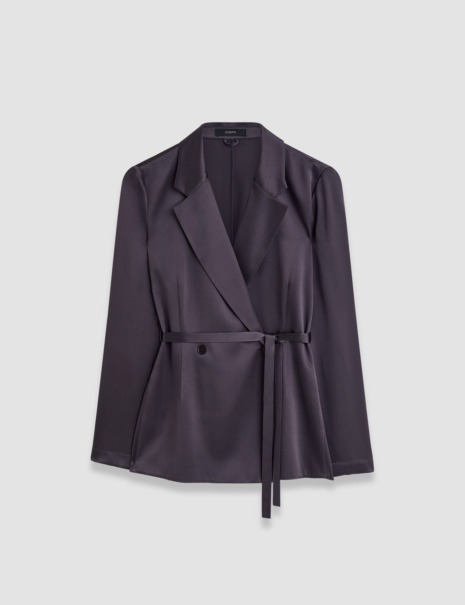 Purple Joubert Silk Satin Jacket - Joseph