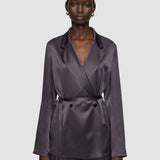 Purple Joubert Silk Satin Jacket - Joseph