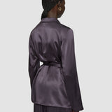 Purple Joubert Silk Satin Jacket - Joseph