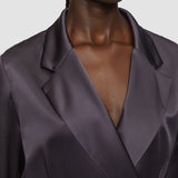 Purple Joubert Silk Satin Jacket - Joseph