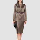 Grey Joubert Silk Satin Jacket - Joseph