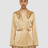 Beige Joubert Silk Satin Jacket - Joseph