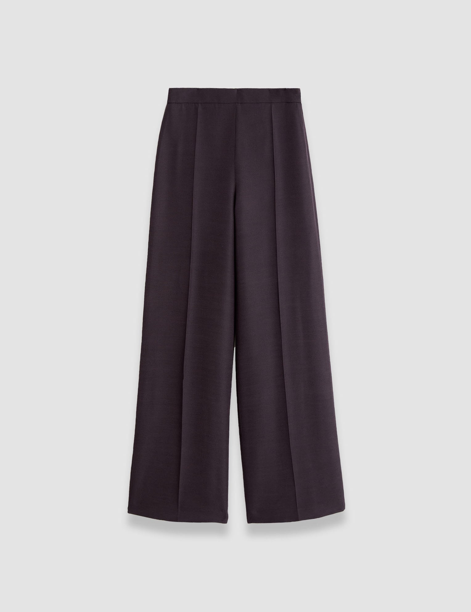 Purple Alane Evening Silk Blend Trousers - Joseph