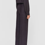 Purple Alane Evening Silk Blend Trousers - Joseph