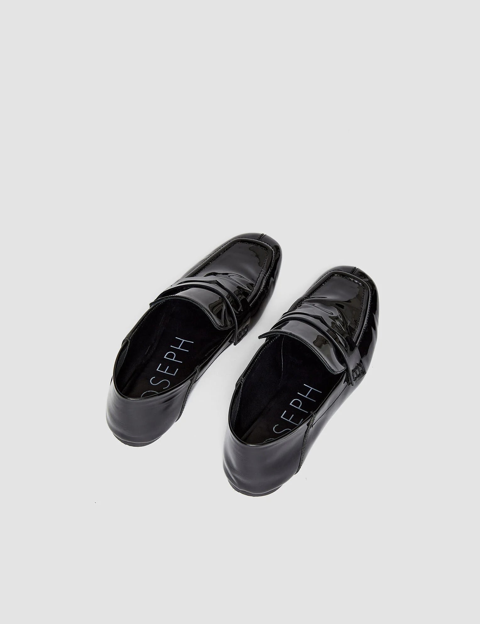 Black Patent Leather Loafers - Joseph