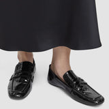 Black Patent Leather Loafers - Joseph