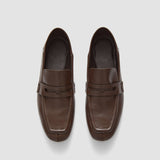 Brown Leather Loafers - Joseph