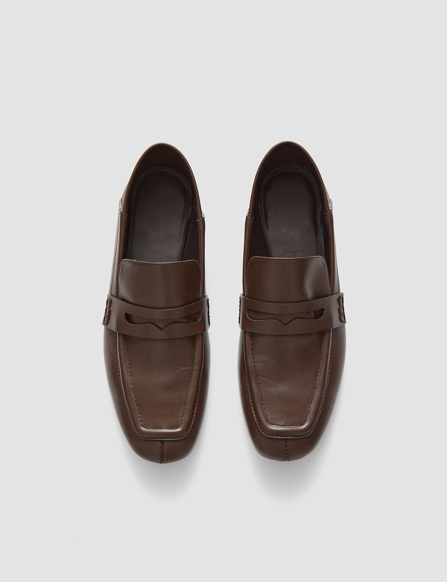 Brown Leather Loafers - Joseph