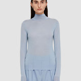 Blue Cashair High Neck Jumper - Joseph