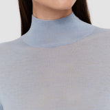 Blue Cashair High Neck Jumper - Joseph