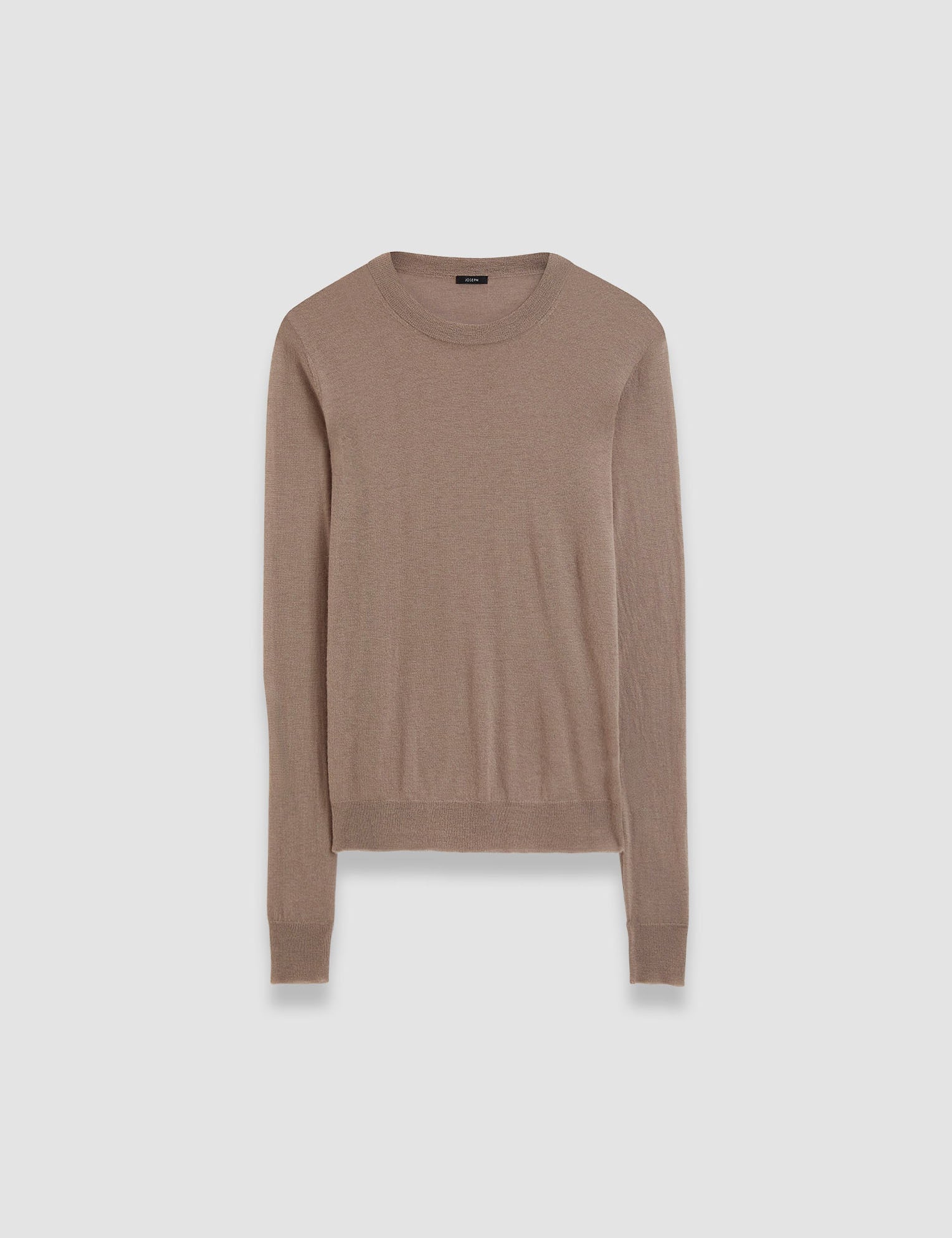 Grey Cashair Round Neck Jumper - Joseph