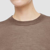 Grey Cashair Round Neck Jumper - Joseph