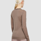 Grey Cashair Round Neck Jumper - Joseph