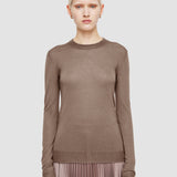 Grey Cashair Round Neck Jumper - Joseph