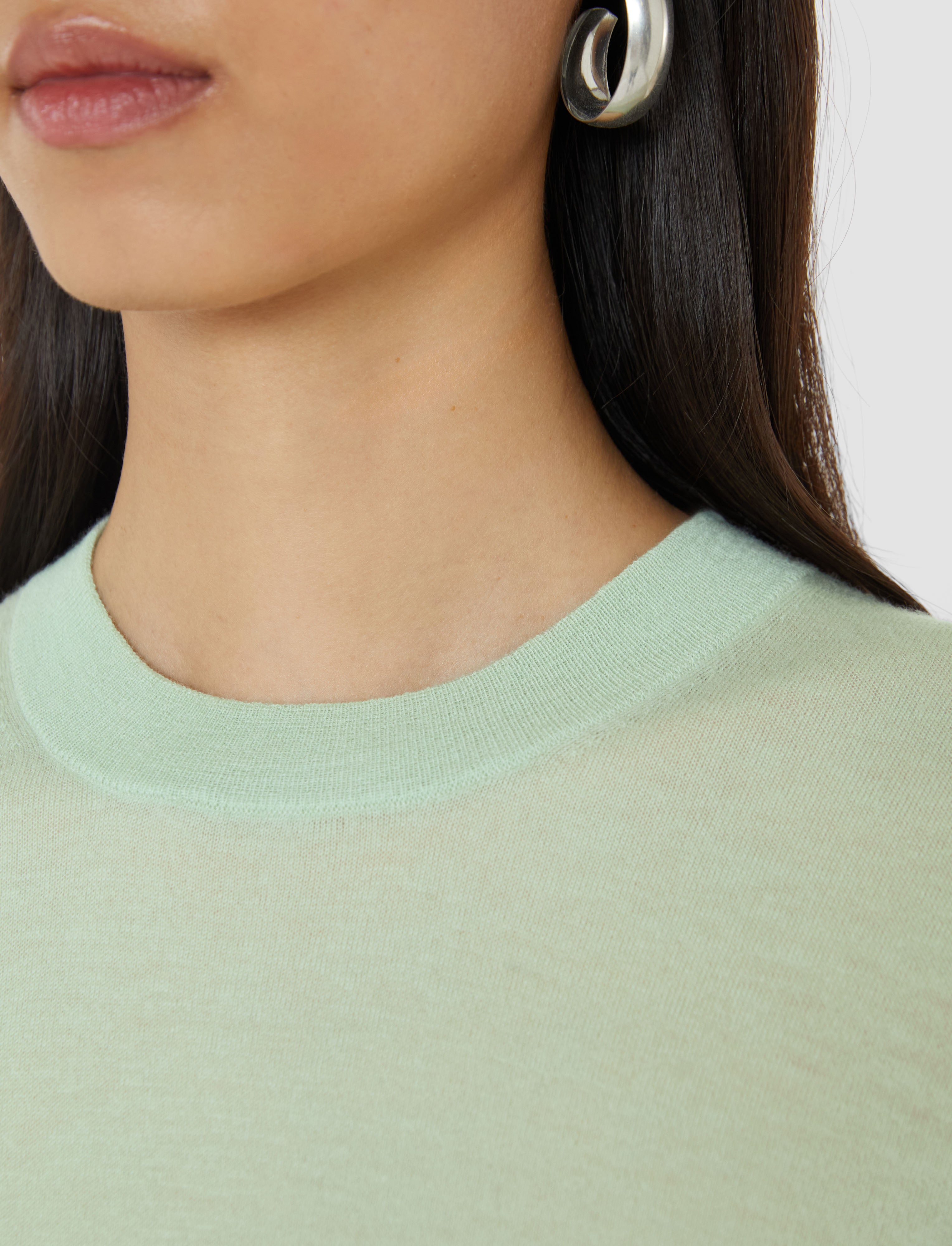 vert-pull-col-rond-en-cashair-JOSEPH
