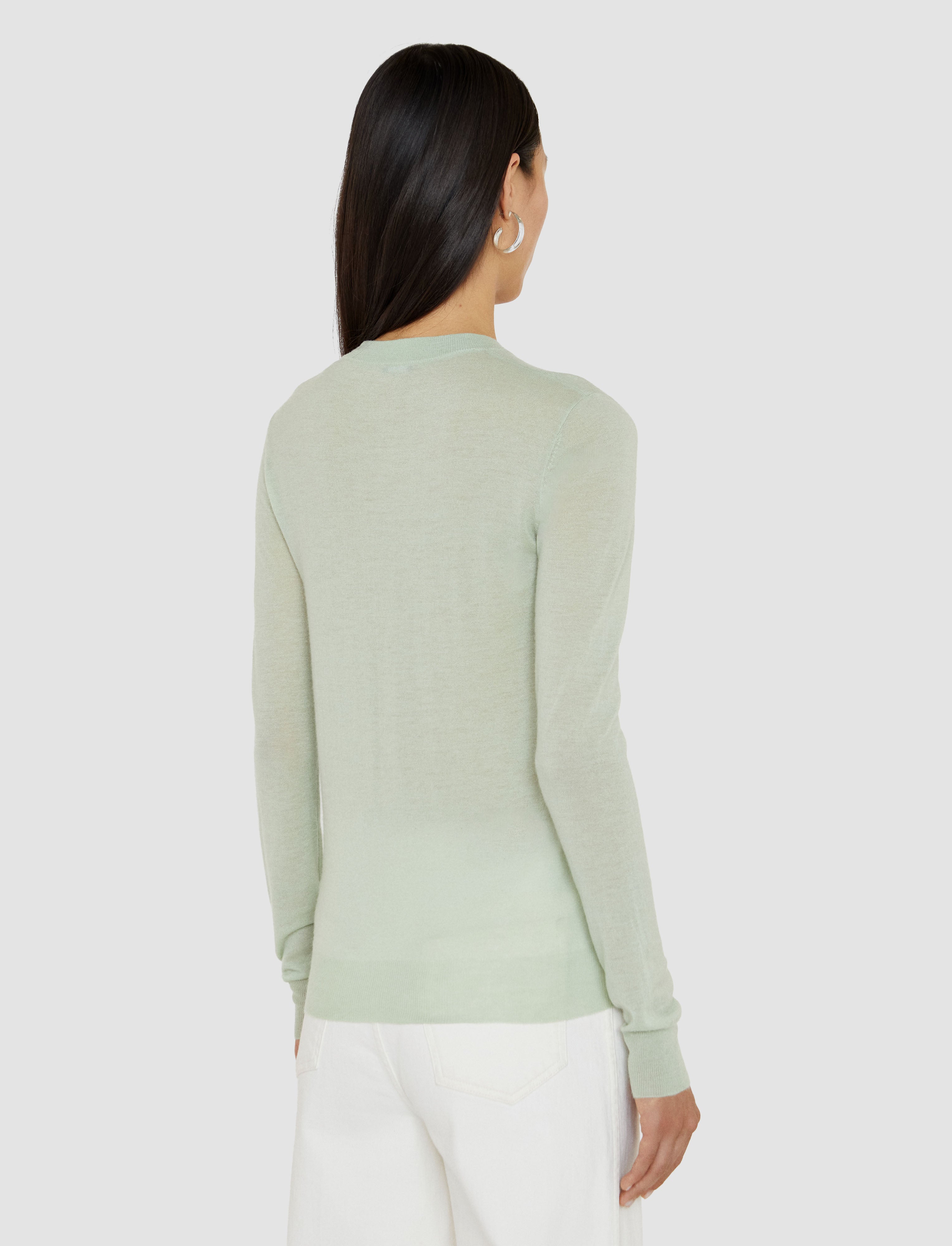vert-pull-col-rond-en-cashair-JOSEPH