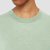 Green Cashair Round Neck Jumper - Joseph