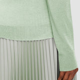 Green Cashair Round Neck Jumper - Joseph