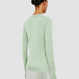 Green Cashair Round Neck Jumper - Joseph