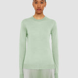 Green Cashair Round Neck Jumper - Joseph