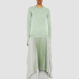 Green Cashair Round Neck Jumper - Joseph